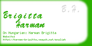 brigitta harman business card